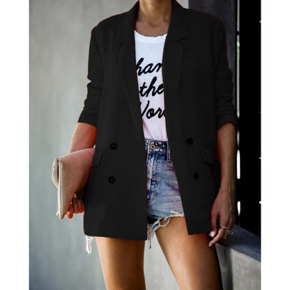Damen Blazer Elegant Schnitt Modisch Norvielle