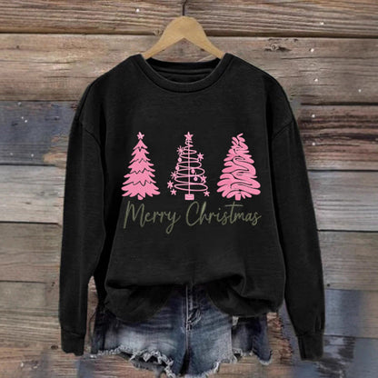 Damen Weihnachtssweatshirt Festlich Rot Norvielle