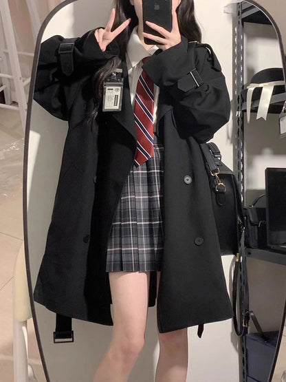 Damen Trenchcoat Oversized Schnitt Norvielle