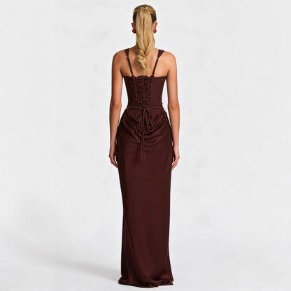 Damen Abendkleid Figurbetont Norvielle Mit Fütterung