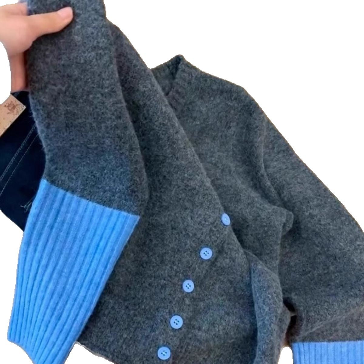 Damen Strickjacke Baumwollmischung Kuschelweich Modern Norvielle
