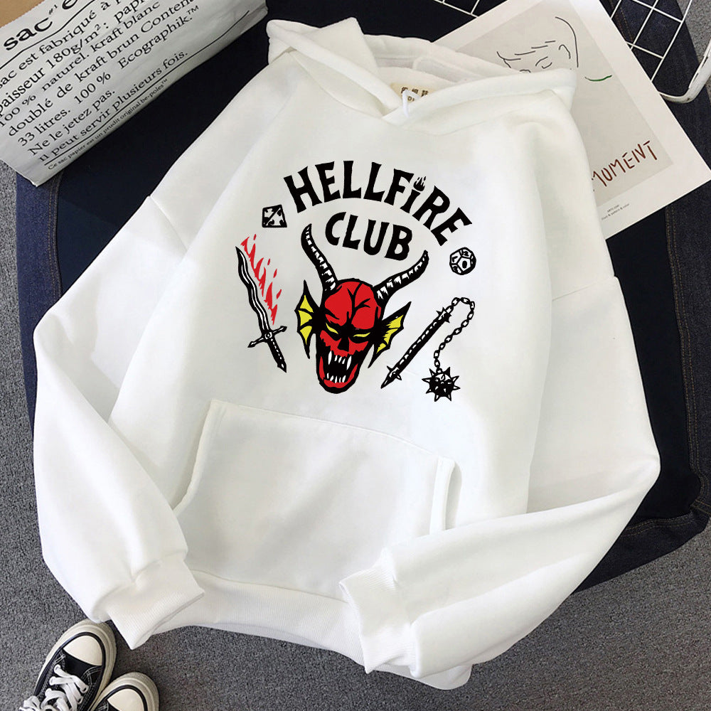 Damen Kapuzenpullover Lässiger Schnitt Auffälliges Motiv Norvielle