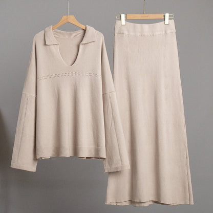 Damen Strickpullover Weich Norvielle Lochmuster