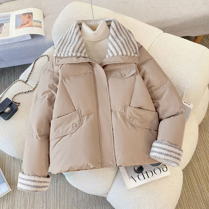 Damen Kurzjacke Norvielle Mit Kragen