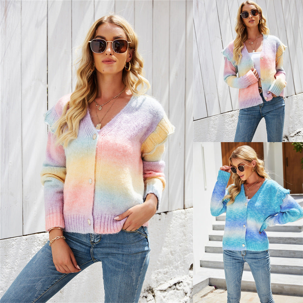 Damen Strickjacke Bunt Norvielle - Norvielle