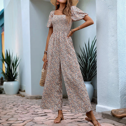 Damen Sommerkleid Rüschendetails Weites Bein Norvielle