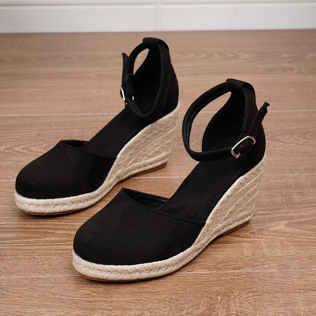 Damen Sandalen Flache Riemen Leder