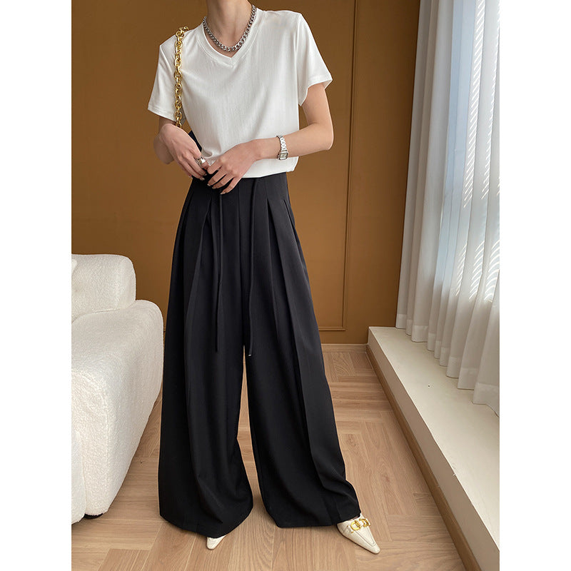 Damen High-Waist Palazzo-Hose Elegantes Design Norvielle