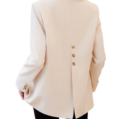 Damen Blazer Strukturiert Zeitlose Details Norvielle