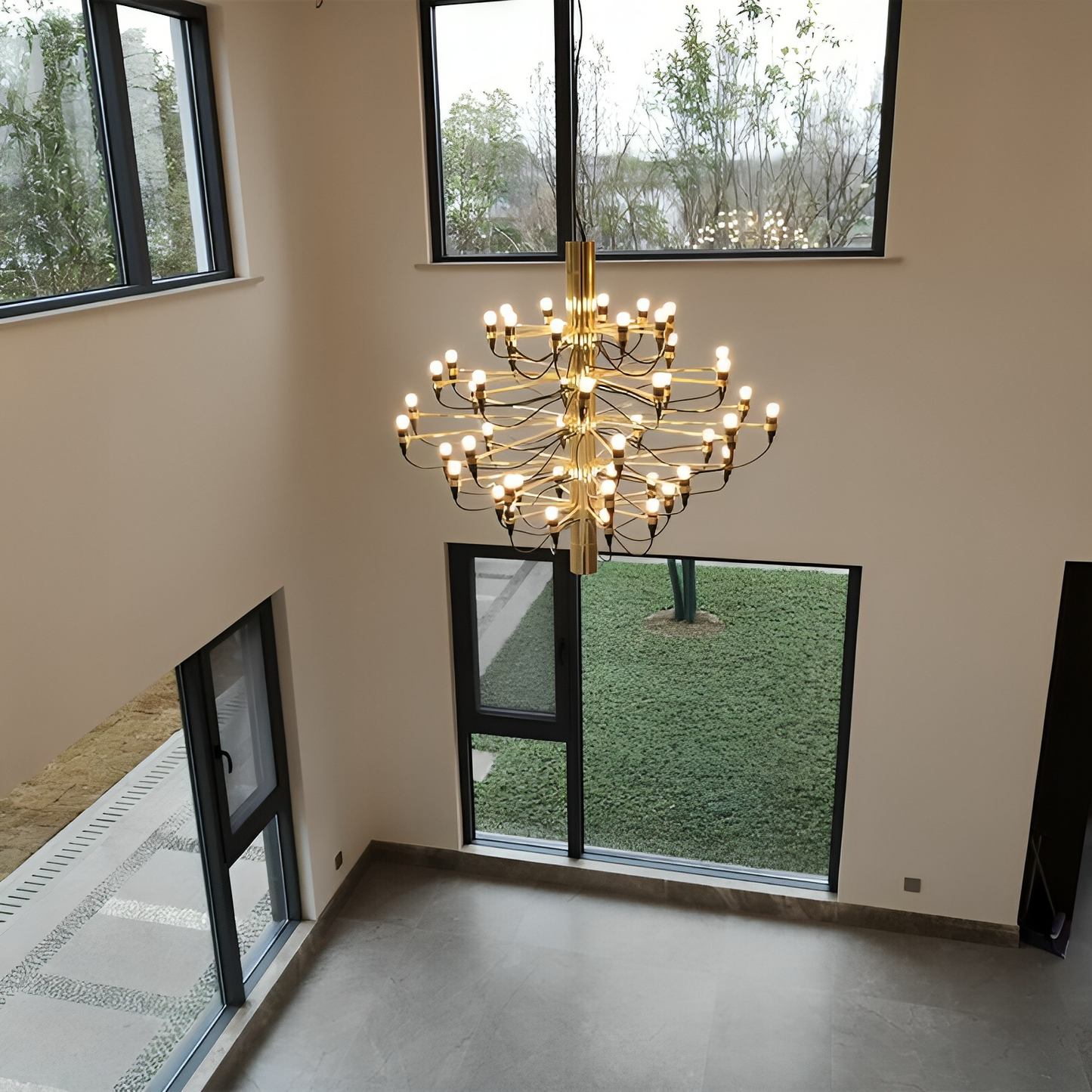 Italienischer Kronleuchter Mittelalterlich Design Kupfer
