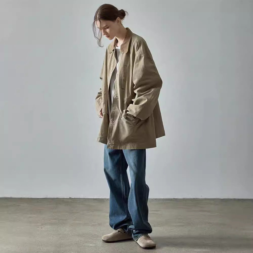 Damen Oversized Utility-Jacke Robust Norvielle