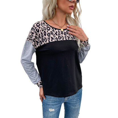 Damen Oberteil Animalprint Modern