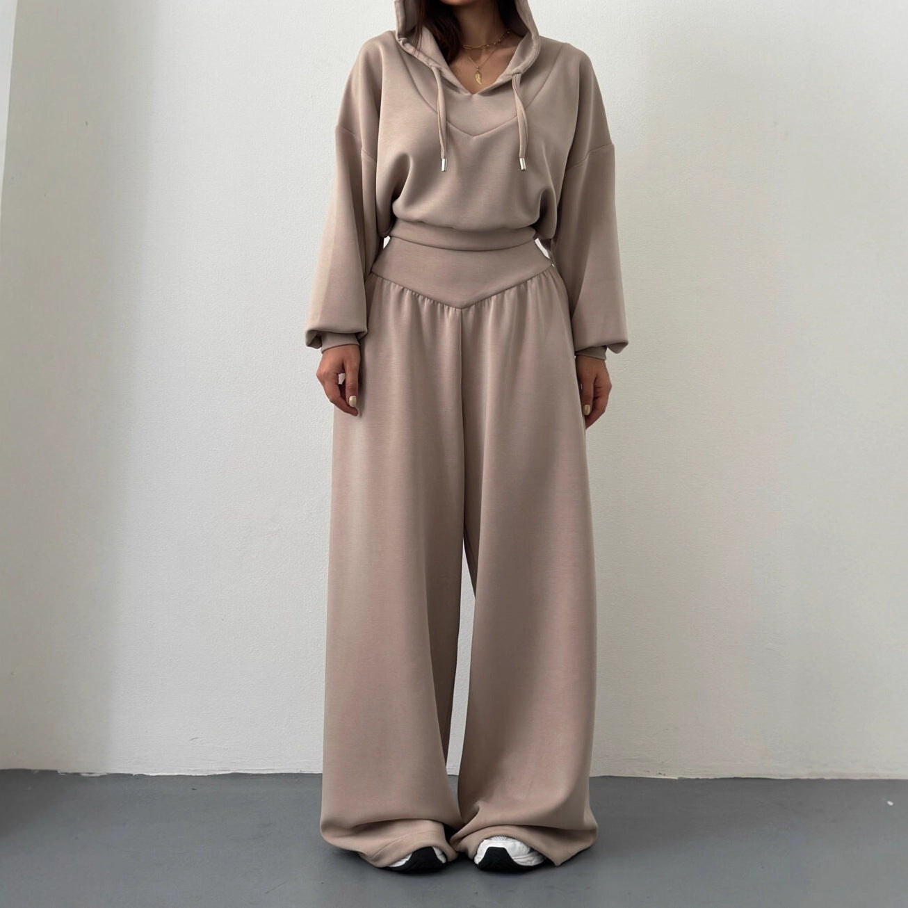 Damen Hoodie Set Weites Zweiteiler Norvielle