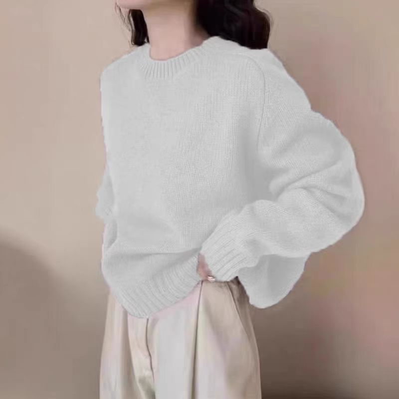 Damen Oversized-Pullover Kuschelig Norvielle