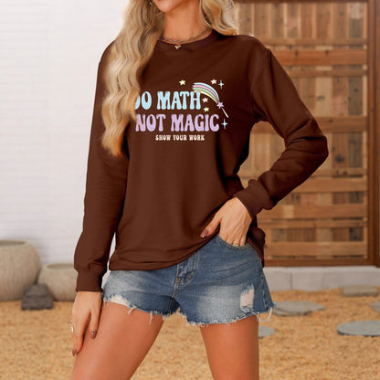 Damen Sweatshirt Mathematik Motiv Norvielle