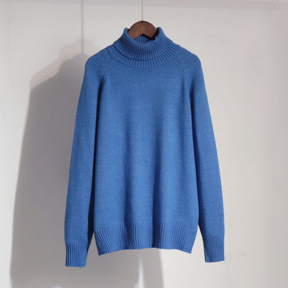 Damen Strickpullover Hochkragen Lässig Norvielle