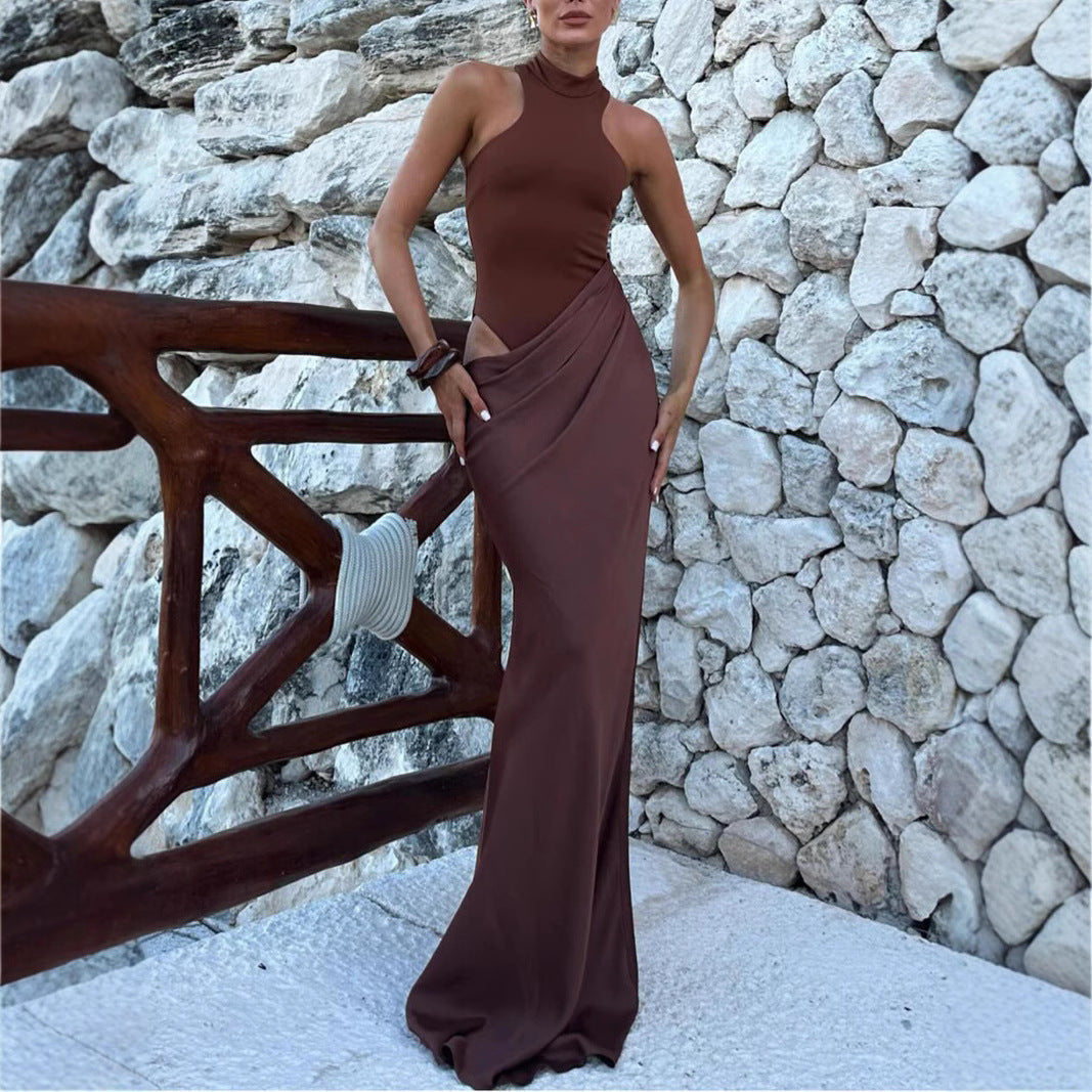 Damen Maxi-Kleid Modischer Schnitt Norvielle - Norvielle