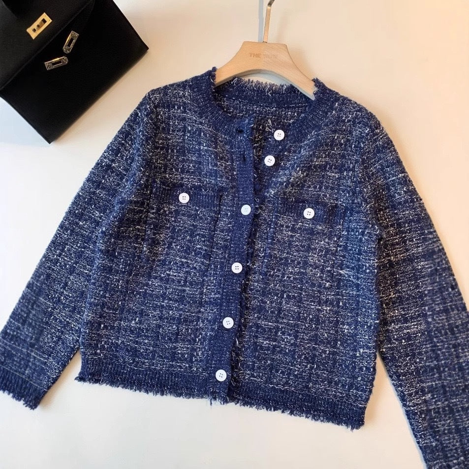 Damen Strickjacke Knopfverschluss Elegantes Design Norvielle