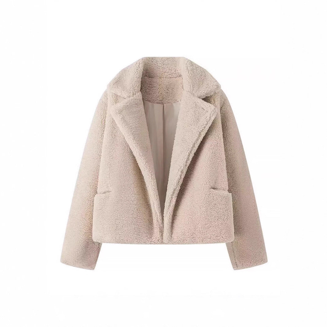 Damen Fleecejacke Kuschelig Elegantes Design Norvielle