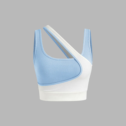 Damen Sport-Bustier Asymmetrisch Verstellbare Träger Norvielle