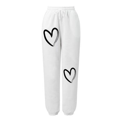 Damen Sweatpants Herzig Druck Norvielle