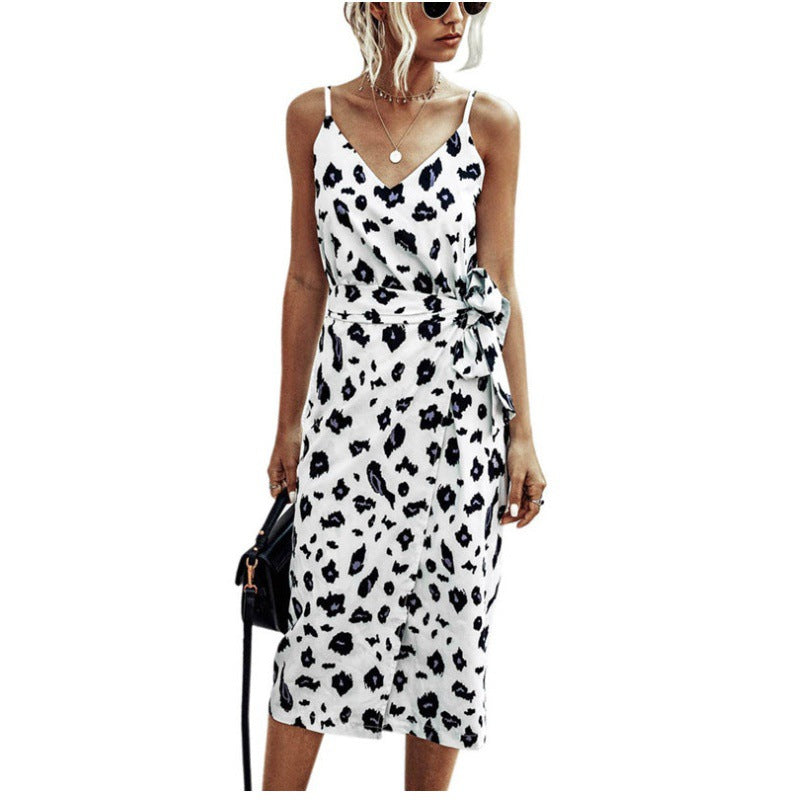 Damen Wickelkleid Leichtes Florales Muster