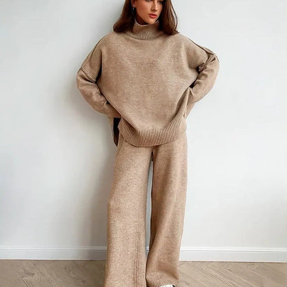 Damen Cozy Loungewear Set Weiches Strick Norvielle