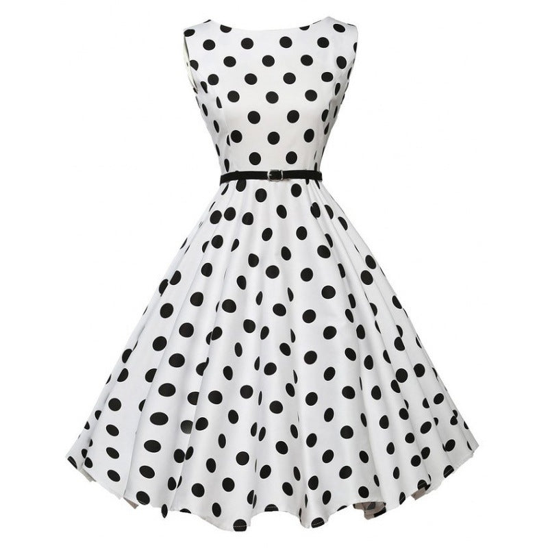 Damen Swingkleid Punktmuster Norvielle