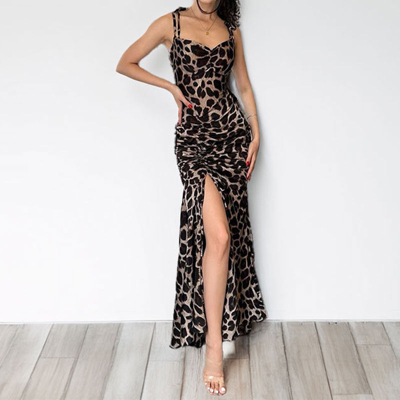 Damen Maxikleid Wickeldesign Figurbetonter Stoff Norvielle