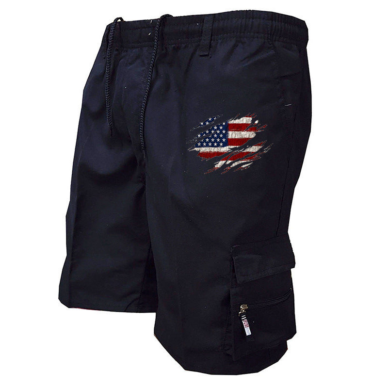 Herren Cargo-Shorts elastischer Bund mit Seitentaschen Norvielle