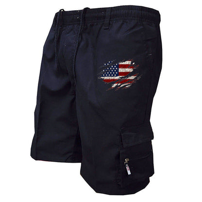 Herren Cargo-Shorts elastischer Bund mit Seitentaschen Norvielle
