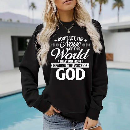 Damen Sweatshirt Bequem Inspirierender Aufdruck Norvielle - Norvielle