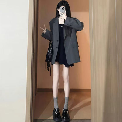 Damen Oversized Blazer mit Taschen - Norvielle