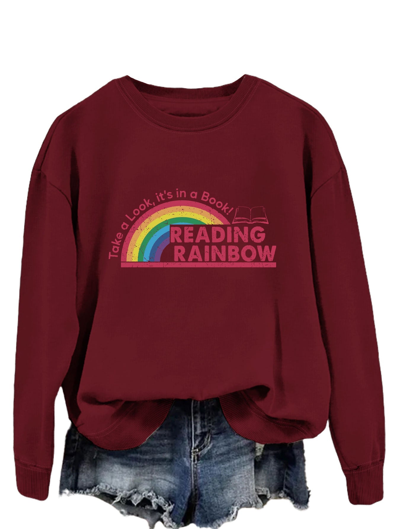 Damen Sweatshirt Lässig Einzigartiger Druck Norvielle