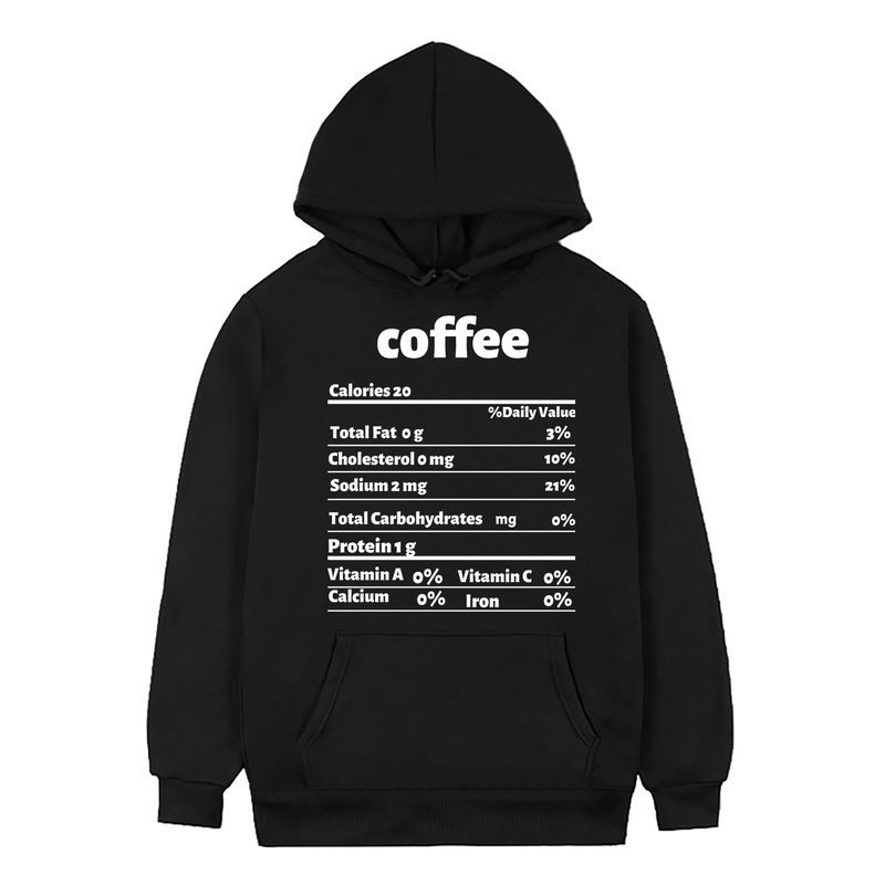 Damen Kapuzenpullover Nährwertdesign Norvielle