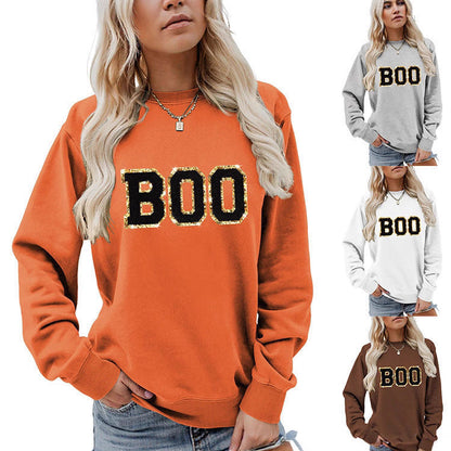 Damen Sweatshirt Glitzer Aufdruck Norvielle - Norvielle