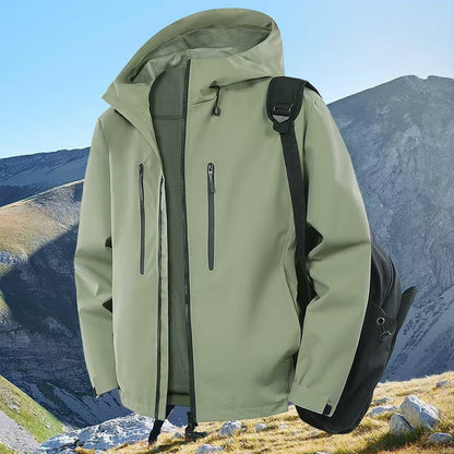 Damen Funktionsjacke Wasserabweisend Reißverschlusstaschen