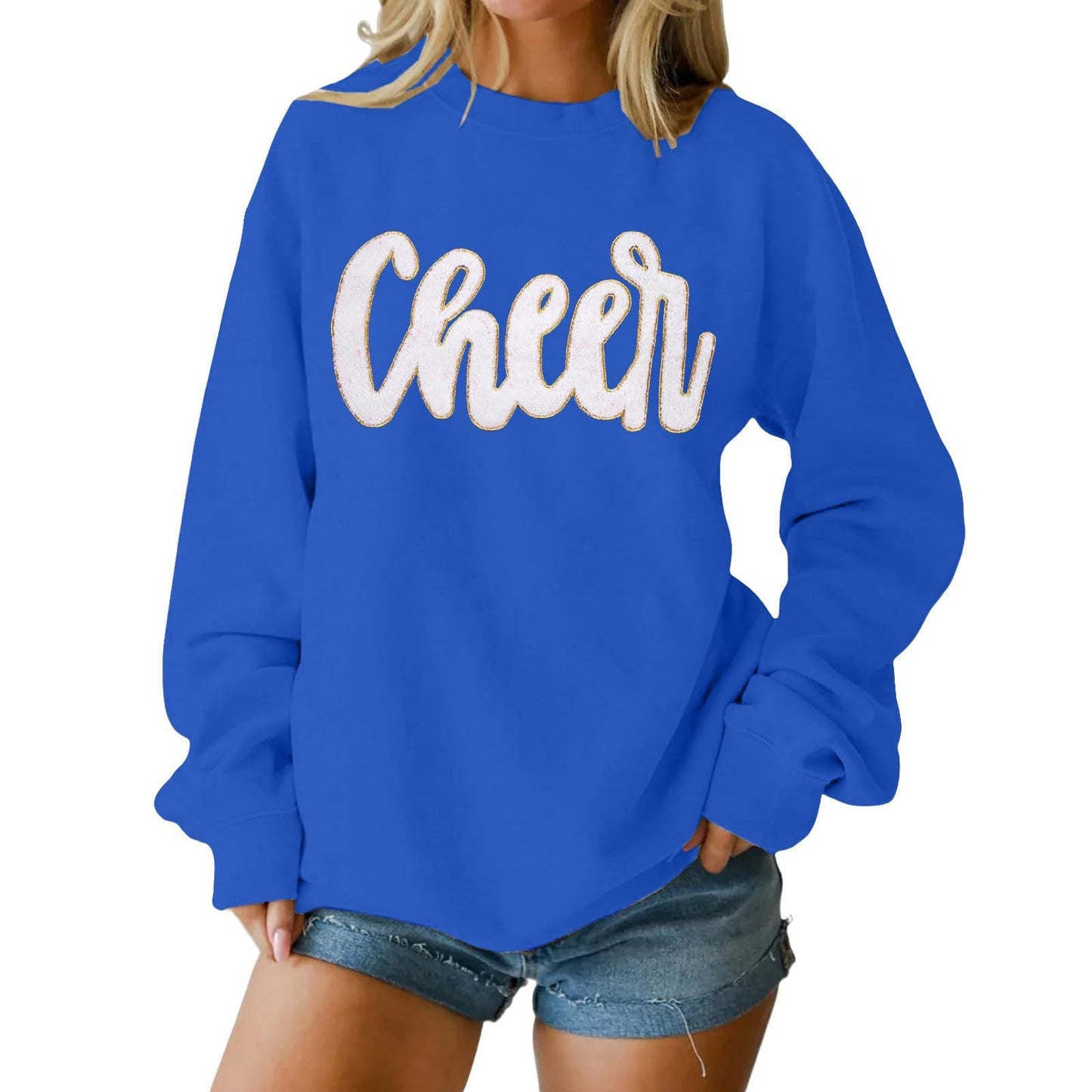 Damen Sweatshirt Origineller Schriftzug Norvielle