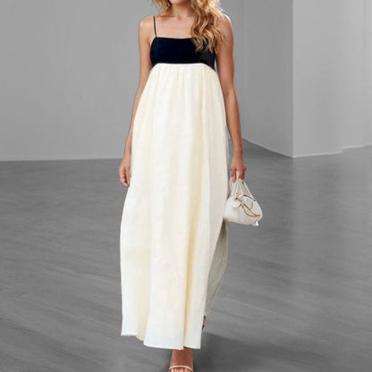 Damen Maxikleid Sommer Eleganter Schnitt Norvielle