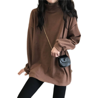 Damen Langarmshirt Stehkragen Sportlich