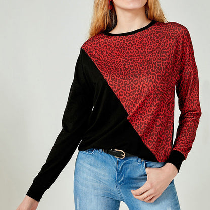 Damen Sweatshirt Tiermuster Norvielle