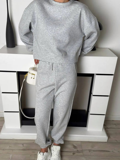 Damen Sweatanzug Komfort Norvielle Hoch Bündchen