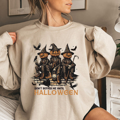 Damen Sweatshirt Halloween-Motiv Baumwolle Gemütlich