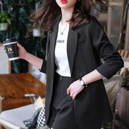 Damen Blazer Klassischer Schnitt Doppelknopfleiste Norvielle