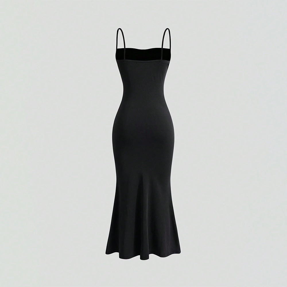 Damen Maxikleid Schulterfrei Raffungen Norvielle