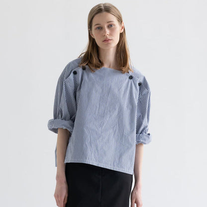 Damen Bluse Modisch Knöpfe Norvielle