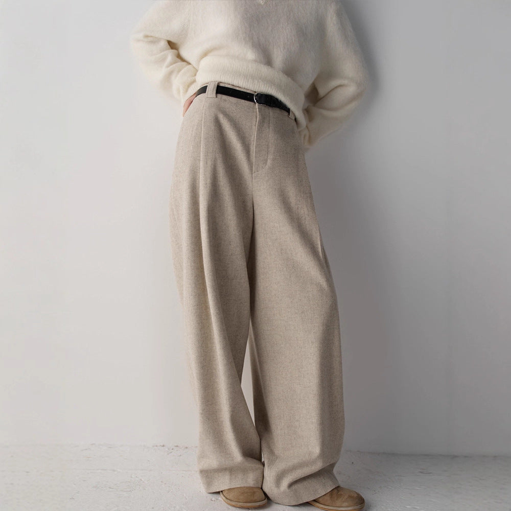 Damenweite Stoffhose Norvielle Elegantes Design