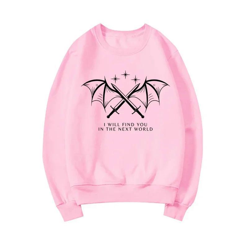 Damen Sweatshirt Grafikdesign Norvielle Weiss