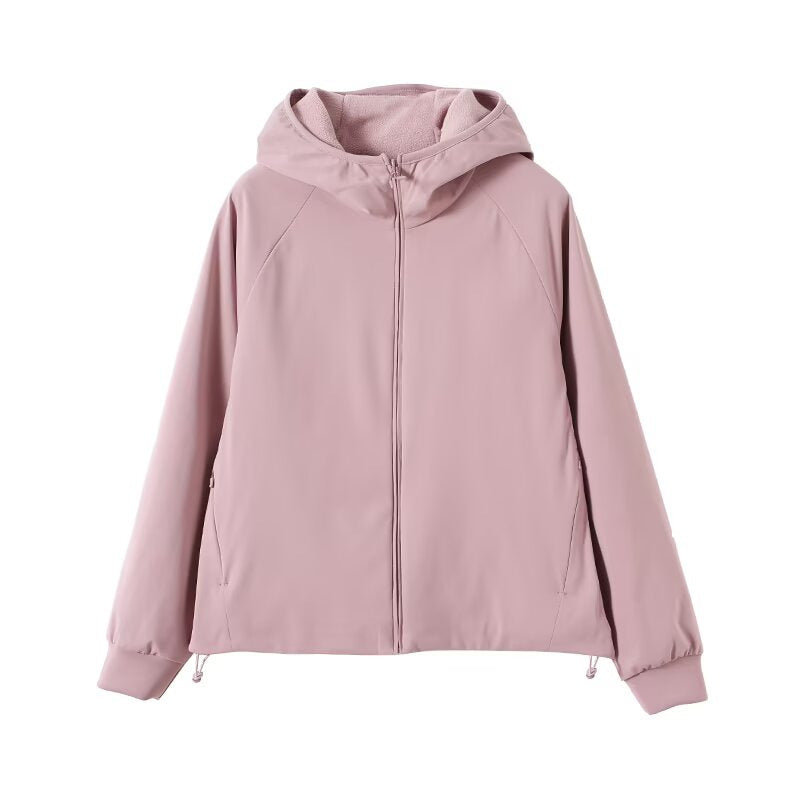 Damen Fleecejacke Mit Kapuze Norvielle
