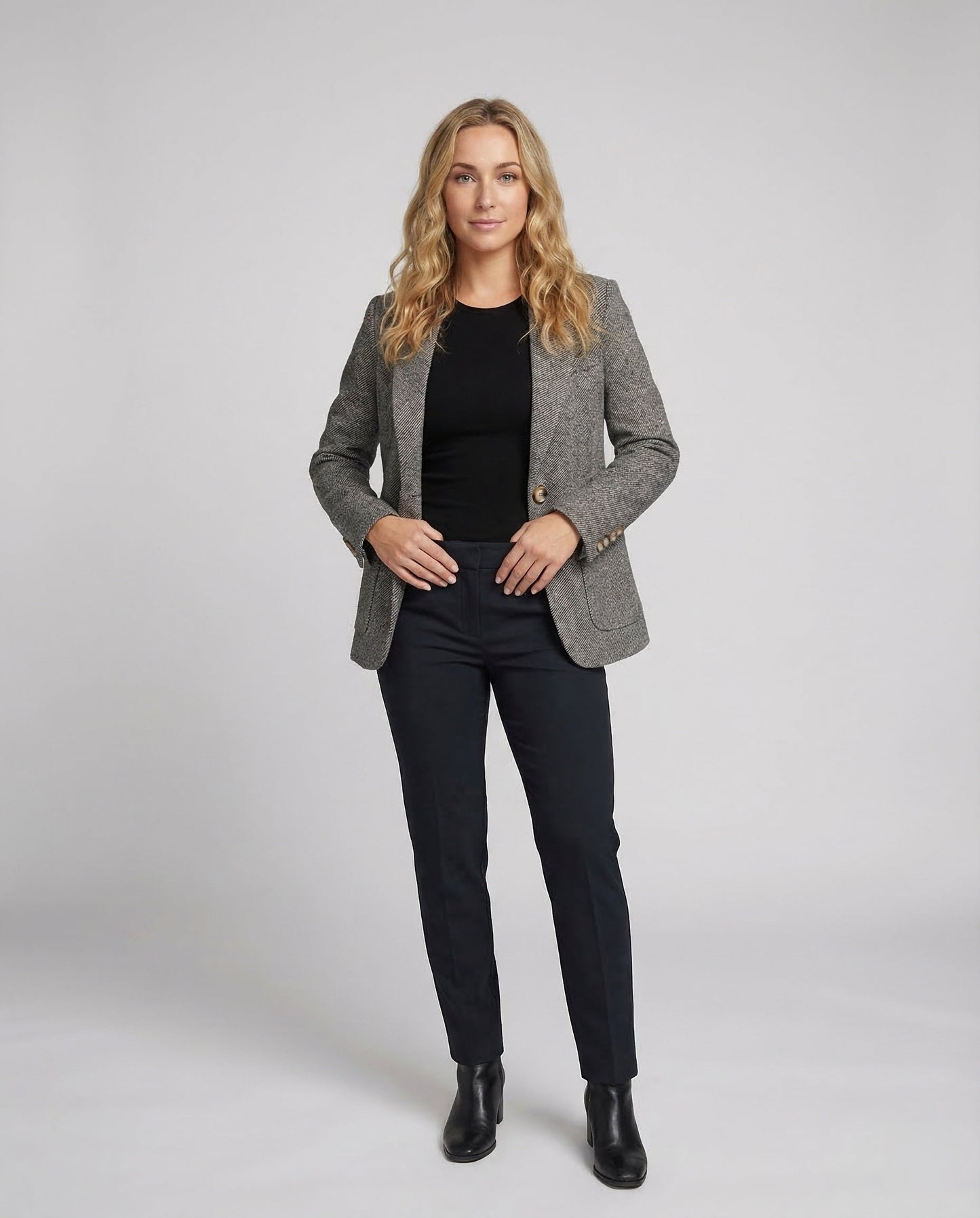 Damen Blazer Langärmelig Elegant